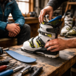 Ajustement professionnel de chaussures de ski pour améliorer le niveau technique