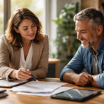 Conseiller d’une des meilleures assurances en France en 2026 accompagnant un client avec un service client réactif et humain