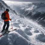 Vue vertigineuse du Mur Suisse, l’une des pistes noires les plus redoutables de France
