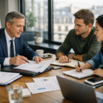 Sélection des meilleurs avocats en droit des affaires à Paris en réunion stratégique avec des dirigeants