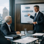 Avocats en droit des affaires et des sociétés à Lyon lors d’une réunion stratégique d’entreprise