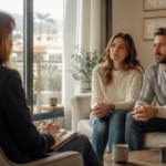 Consultation avec un sexologue à Nice accompagnant un couple dans un cadre rassurant