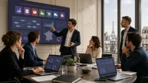 Consultants Odoo réunis autour d’un projet ERP en France