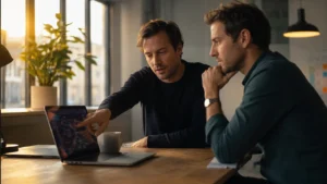 Consultant Claude Code accompagnant une entreprise dans l’intégration d’une solution IA