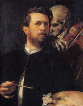 Autoportrait à la Mort violoniste