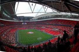 Le stade de Wembley (Angleterre)