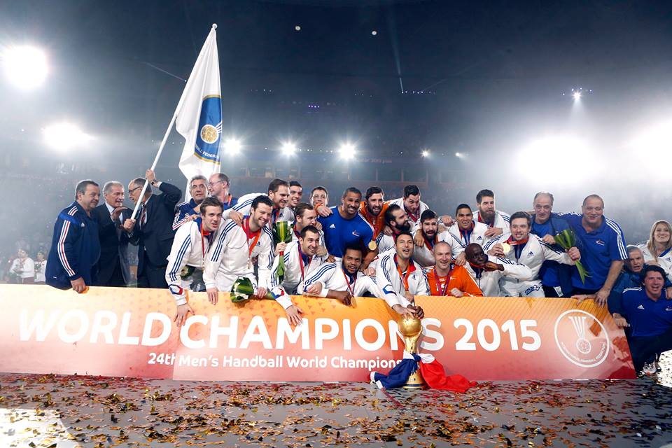 Les pays champions du monde de handball masculin