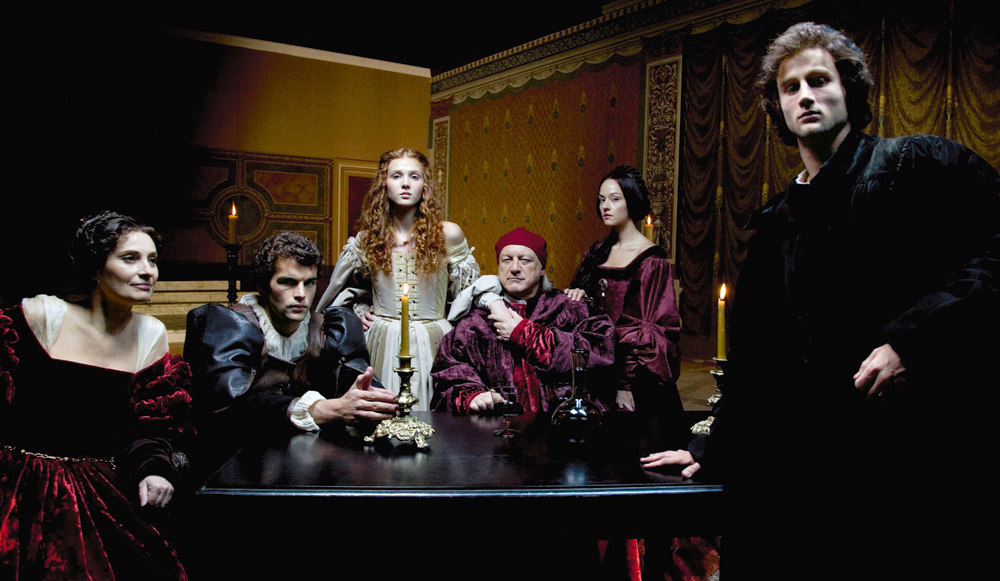 Les principaux personnages de la série Borgia